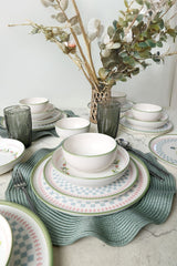 Rose Line Dinnerware Set 24 pcs - Chaplin Home