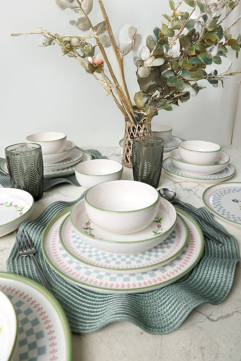Rose Line Dinnerware Set 24 pcs - Chaplin Home