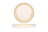 Rust Brown Plato Postre 19 cm