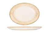 Rust Brown Oval serviceskylt 33x19 cm