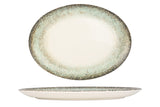 Rust Green Oval serviceplade 36x21 cm