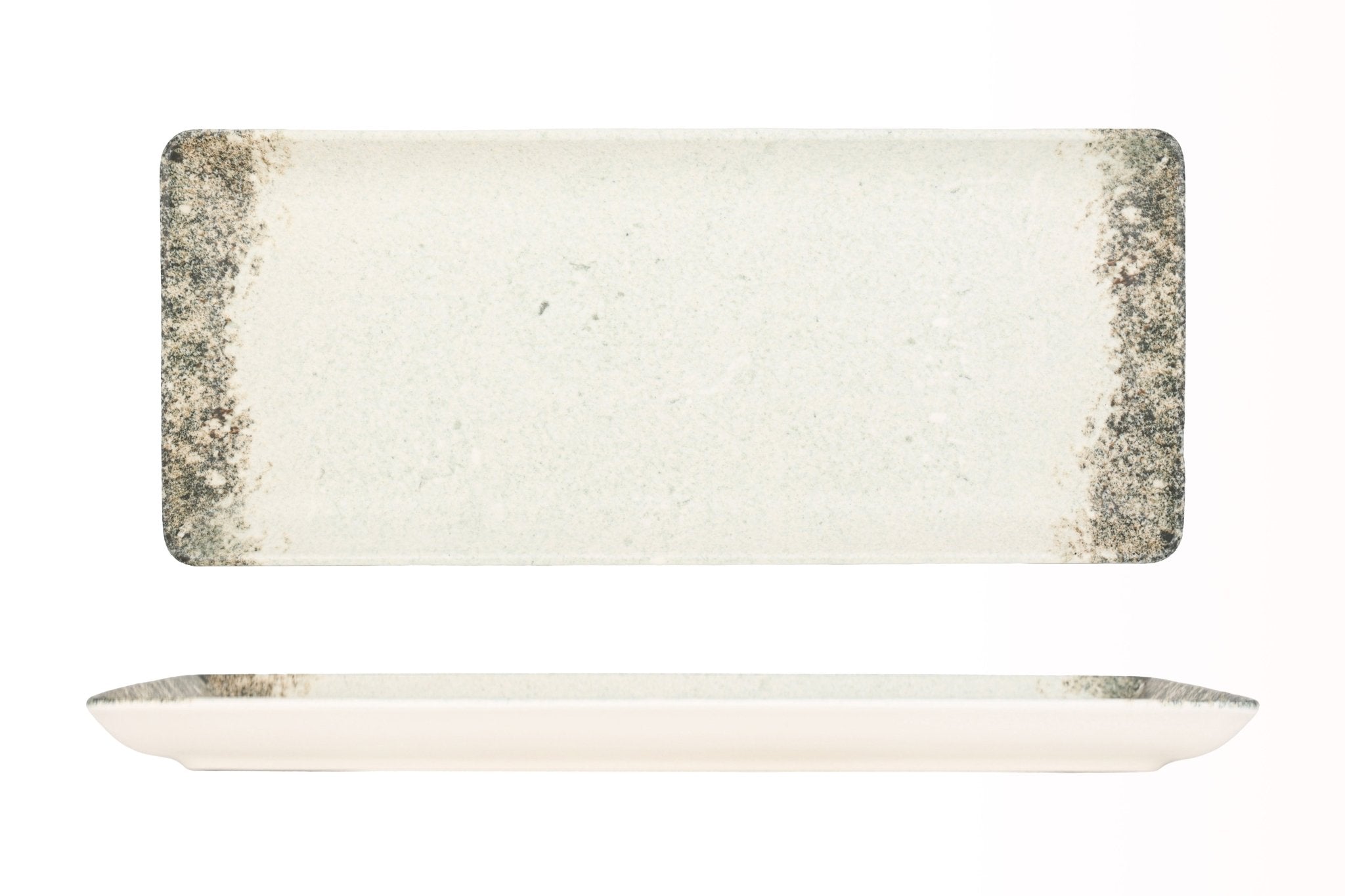 Kütahya Porselen Rustiground Rectangular Service Plate 35x15 cm ...
