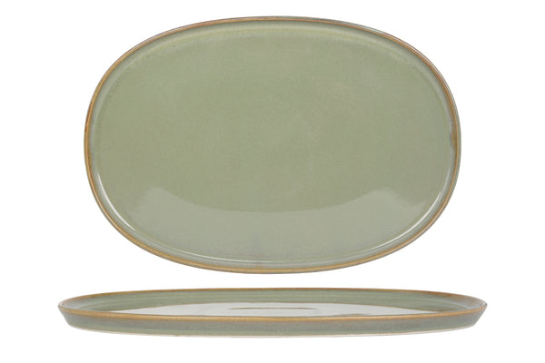 Sage Hygge Oval Service Plate 34cm