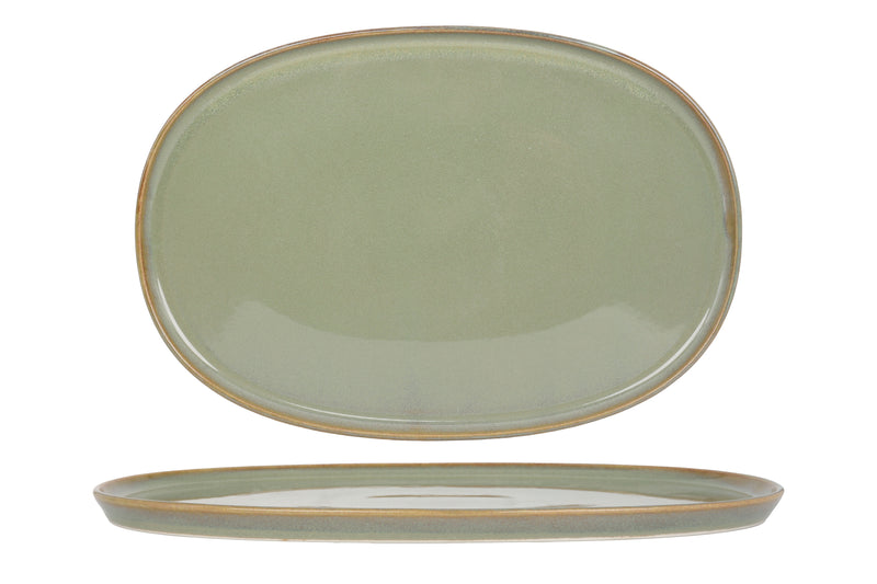 Sage Hygge Oval Service Plate 34cm