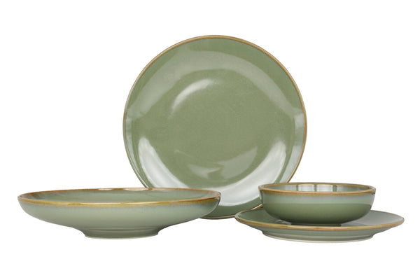 Sage Hygge Dinnerware Set 24 pcs - Chaplin Home