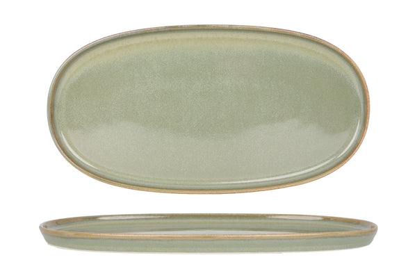 Sage Hygge Oval Service Plate 30cm - Chaplin Home