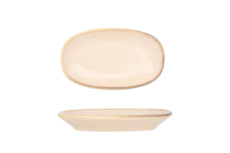 Sand Hygge Oval Service Plate 15cm - Chaplin Home