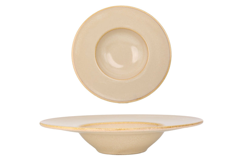 Sand Hygge pasta plate 28 cm - Chaplin Home