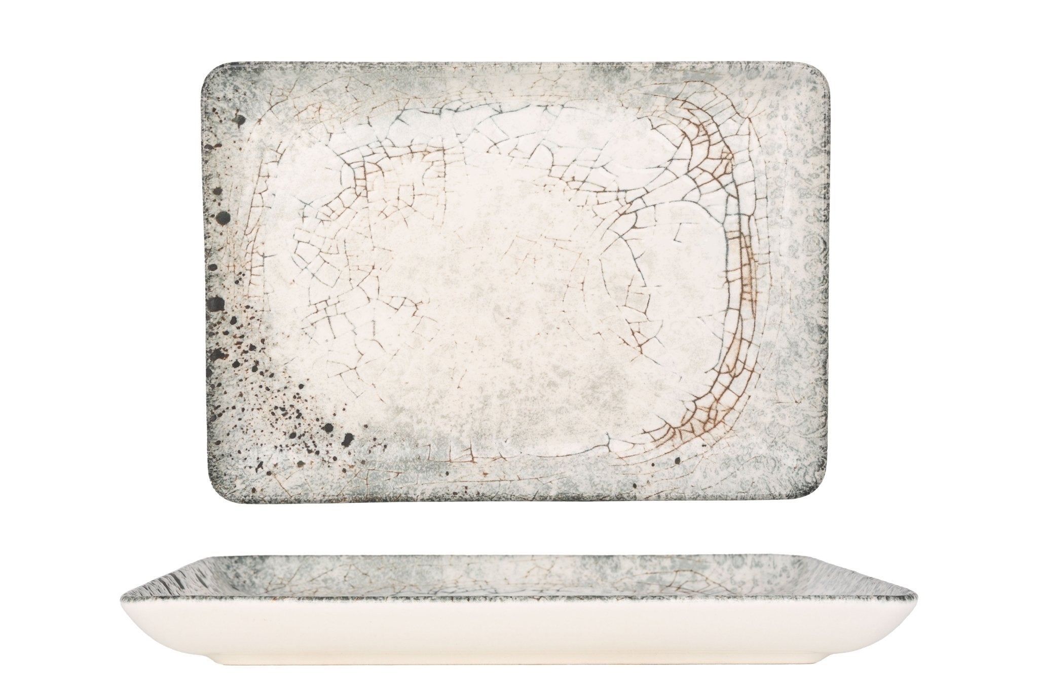 Rinart Sedir Rectangular Service Plate 24x17 cm – Scratch Resistant ...
