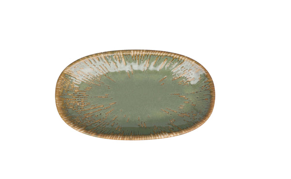 Sage Snell Oval Service Plate 24cm