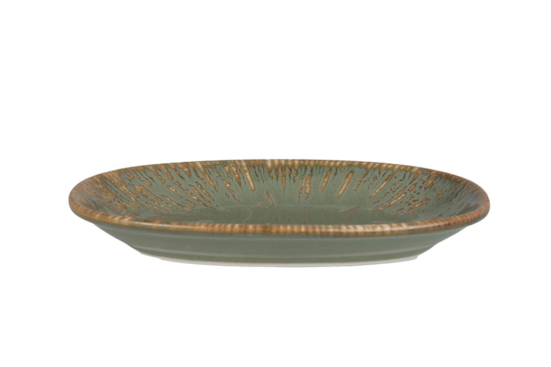 Sage Snell Oval Service Plate 19cm