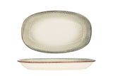 Spazio Oval Service Plate 34x20.5 cm - Chaplin Home