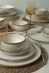 Straw Nordic Dinnerware Set 24 pcs - Chaplin Home