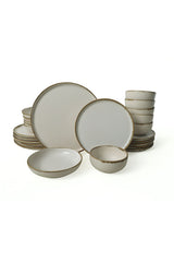 Straw Nordic Dinnerware Set 24 pcs - Chaplin Home