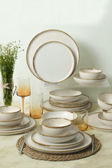 Straw Nordic Dinnerware Set 24 pcs - Chaplin Home