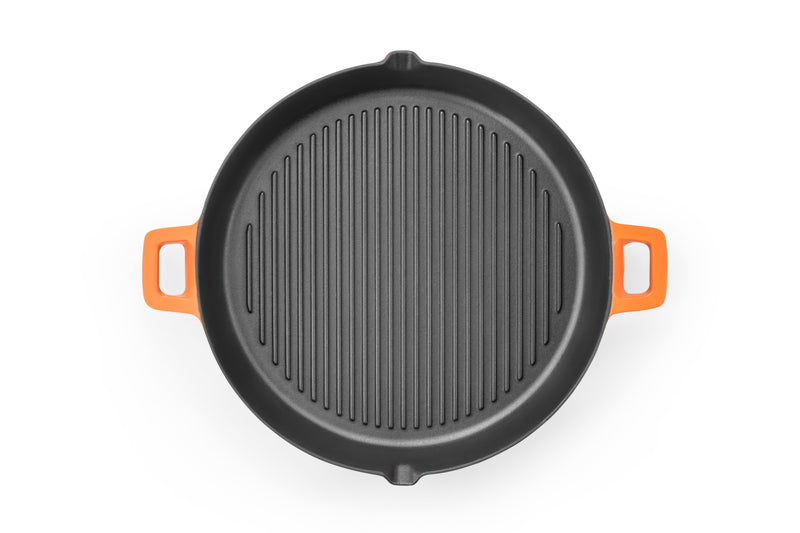 Cast Iron Grill Pan - 30 cm - Amoris Home