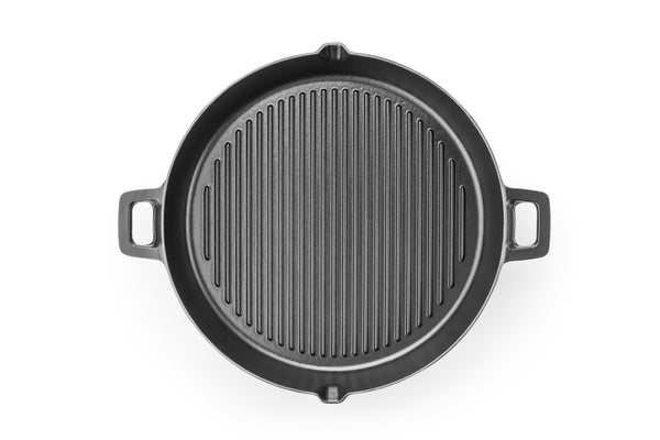 Cast Iron Grill Pan - 30 cm - Amoris Home