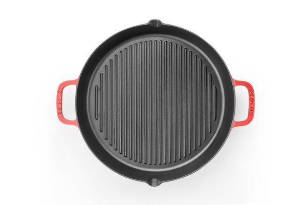 Cast Iron Grill Pan - 30 cm - Amoris Home