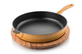 Cast Iron Frying Pan with steel - 28 cm - Amoris Home