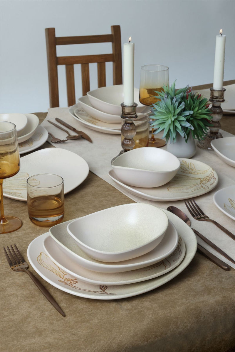 Vintage Bloom Isabella Dinnerware Set 24 pcs - Oval - Chaplin Home