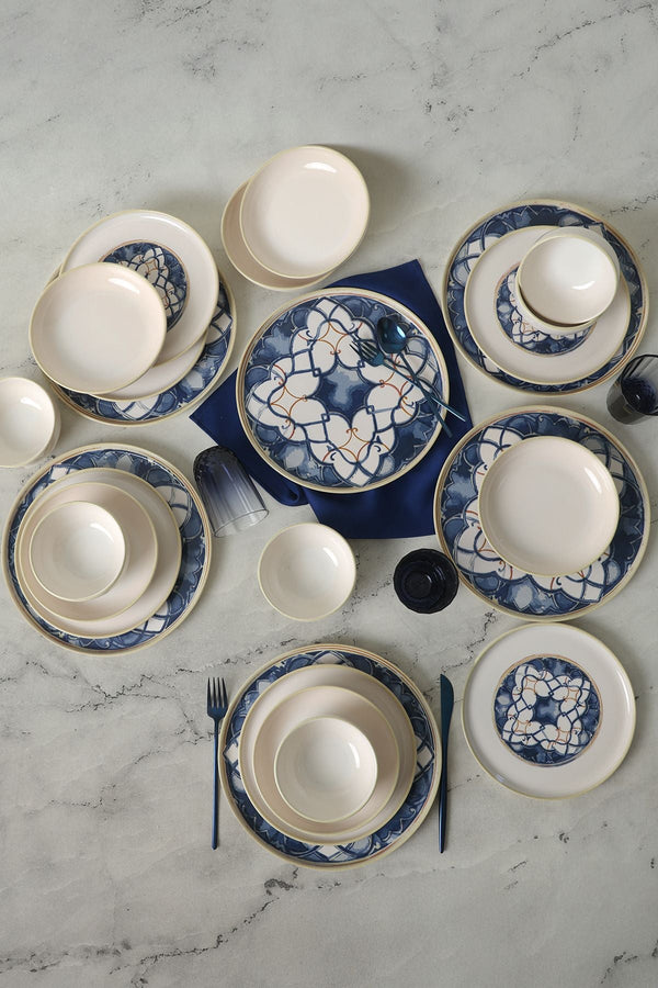 Wave Flow Dinnerware Set 24 pcs - Chaplin Home