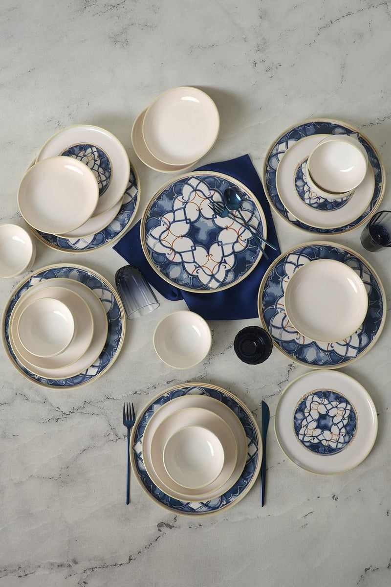 Wave Flow Dinnerware Set 24 pcs - Chaplin Home