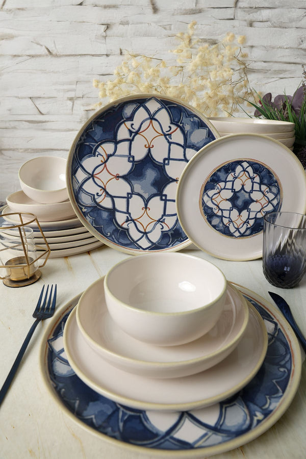 Wave Flow Dinnerware Set 24 pcs - Chaplin Home