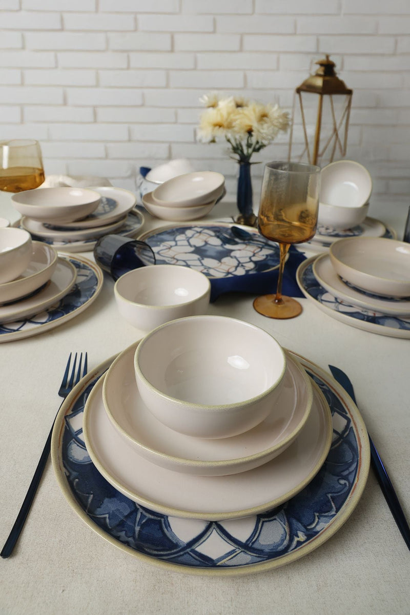 Wave Flow Dinnerware Set 24 pcs - Chaplin Home
